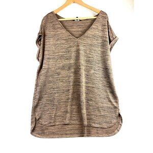 George Women's Relaxed Short Sleeve V-Neck Top Size 2X